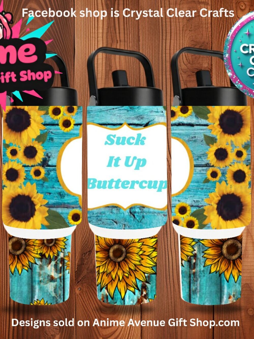 Sunflower 30oz Stainless Steel Tumbler